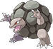 Golem en Pokédex Noroteo