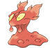 Slugma en Pokédex Noroteo