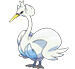 Swanna en Pokédex Noroteo