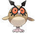 Hoothoot en Pokédex Noroteo