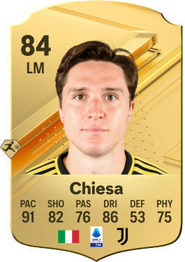 EA Sports FC 24 - Los mejores jugadores italianos Federico Chiesa