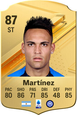 EA Sports FC 24 - Los mejores jugadores Serie A Lautaro Martínez