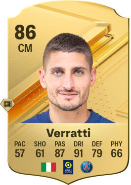 EA Sports FC 24 - Los mejores jugadores regateadores Marco Verratti