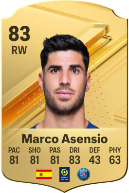EA Sports FC 24 - Los mejores jugadores Ligue 1 Marco Asensio