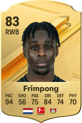 EA Sports FC 24 - Los jugadores más rápidos Jeremie Frimpong