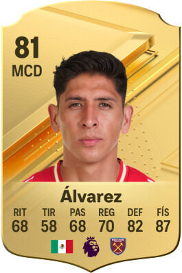 EA Sports FC 24 - Los jugadores más fuertes Edson Álvarez