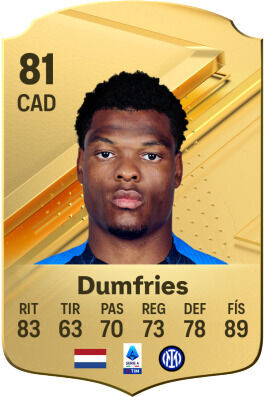 EA Sports FC 24 - Los jugadores más fuertes Denzel Dumfries