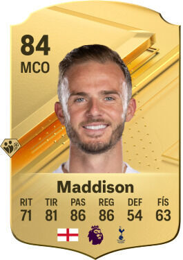 EA Sports FC 24 - Los mejores jugadores pasadores James Maddison
