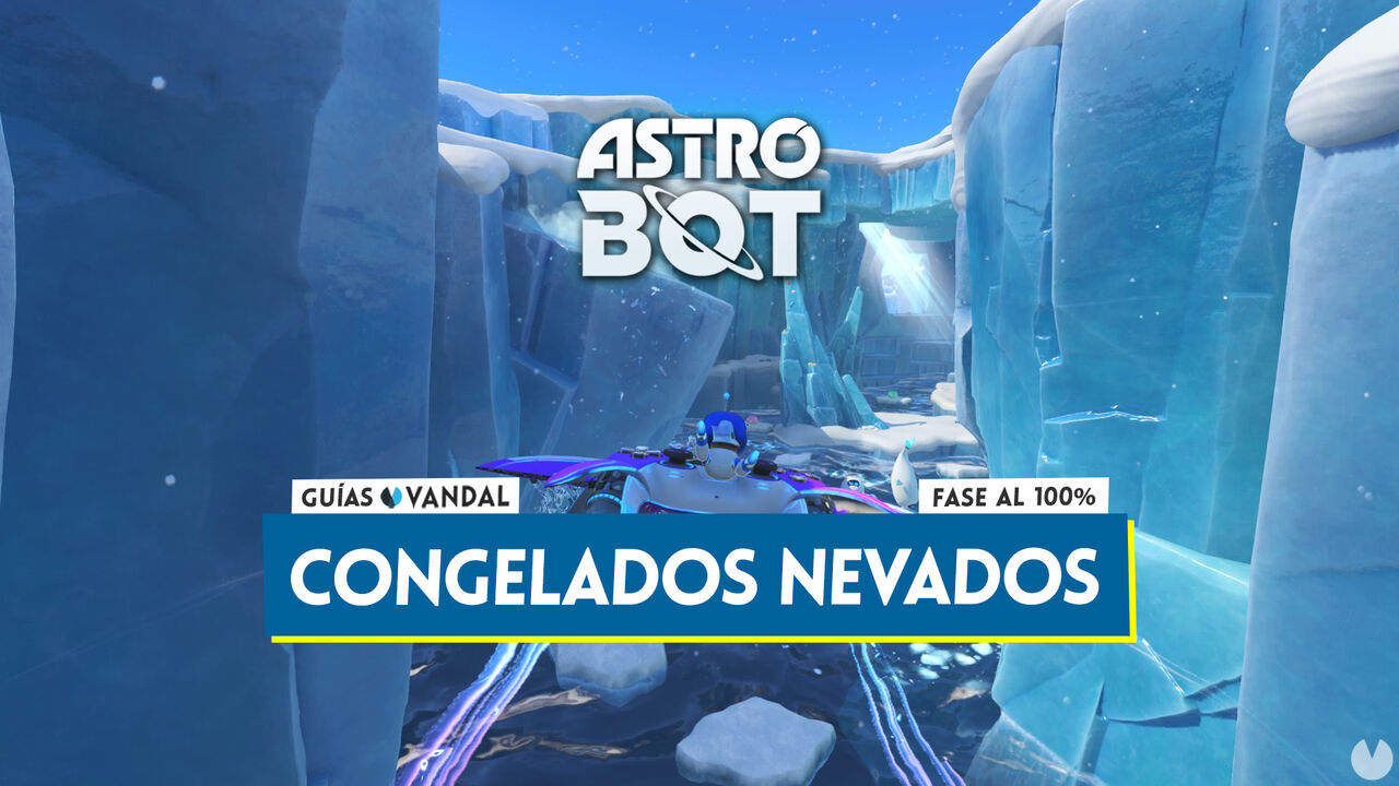 Congelados nevados al 100% en Astro Bot: Todos los secretos y coleccionables - Astro Bot