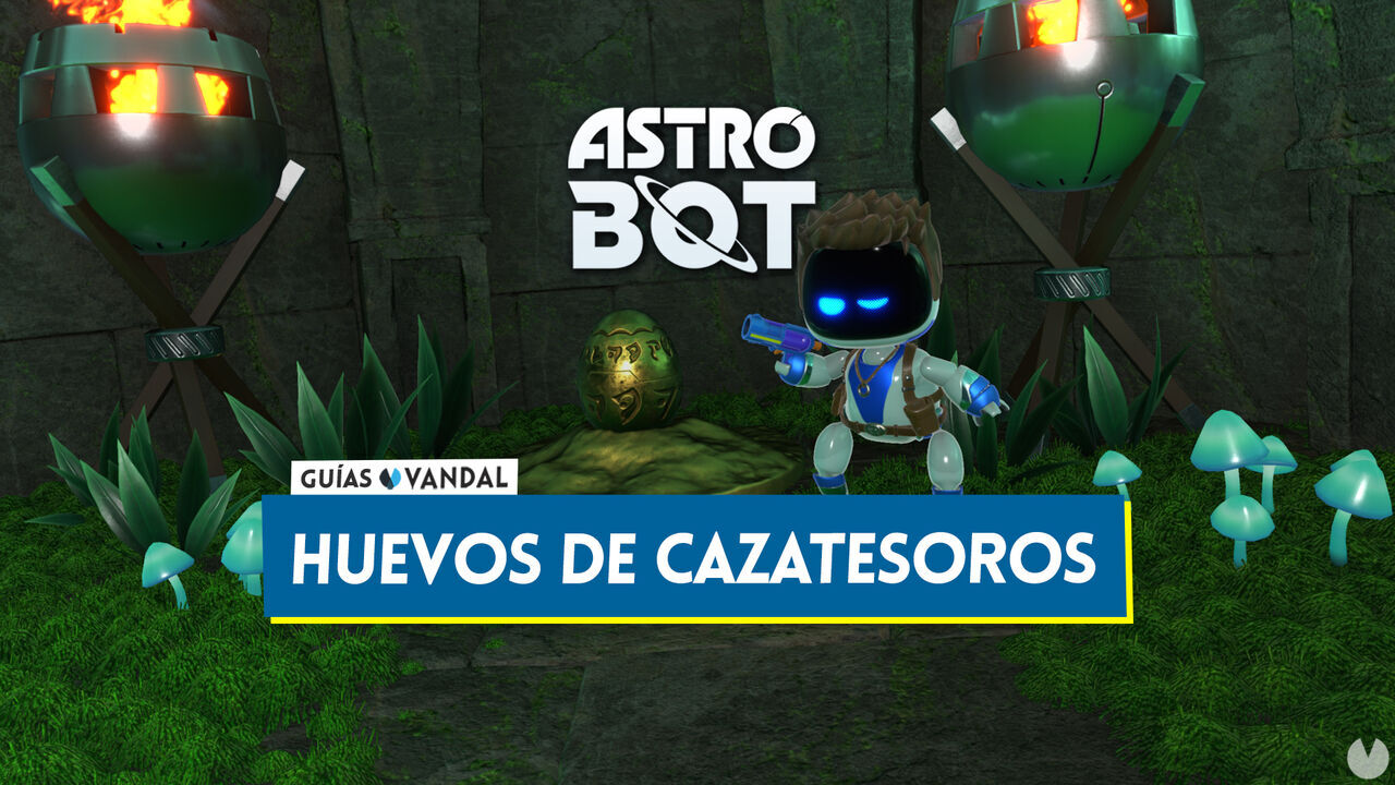 Astro Bot: Dnde estn los huevos dorados en Cazatesoros? - Localizacin - Astro Bot