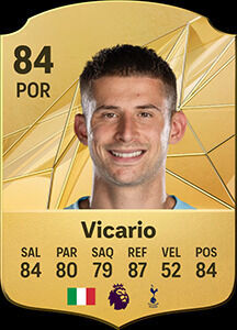 EA Sports FC 25 - Mejores jugadores Guglielmo Vicario