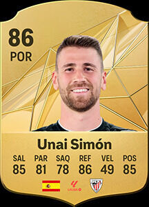 EA Sports FC 25 - Mejores jugadores Unai Simón