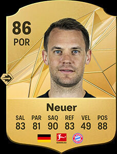 EA Sports FC 25 - Mejores jugadores Manuel Neuer