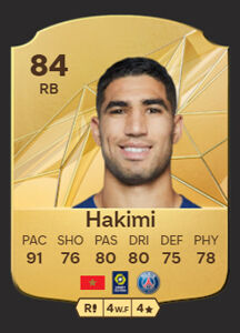 EA Sports FC 25 - Mejores jugadores Achraf Hakimi