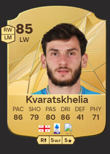 EA Sports FC 25 - Mejores jugadores Khvicha Kvaratskhelia