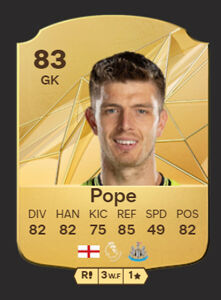 EA Sports FC 25 - Mejores jugadores Nick Pope