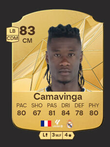 EA Sports FC 25 - Mejores jugadores con mayor potencial Eduardo Camavinga