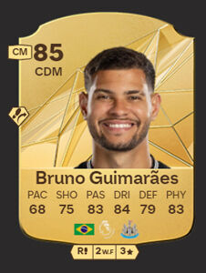 EA Sports FC 25 - Mejores jugadores baratos para fichar en UT Bruno Guimarães Moura