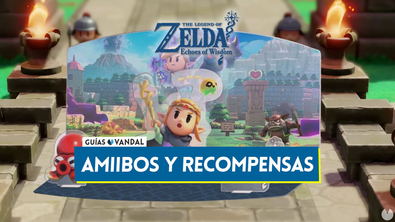 Todos los amiibos compatibles en Zelda Echoes of Wisdom y recompensas - The Legend of Zelda: Echoes of Wisdom