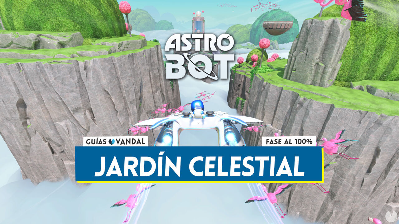 Jardn Celestial al 100% en Astro Bot: Todos los secretos y coleccionables - Astro Bot