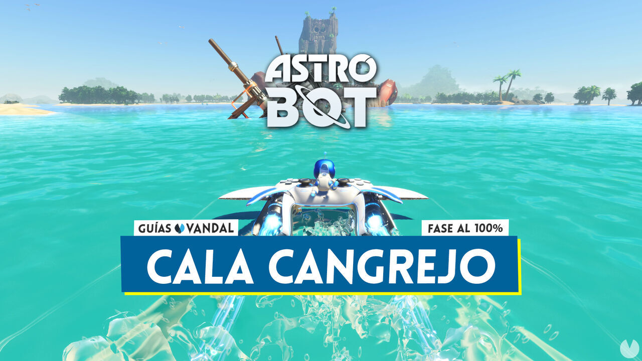 Cala cangrejo al 100% en Astro Bot: Todos los secretos y coleccionables - Astro Bot