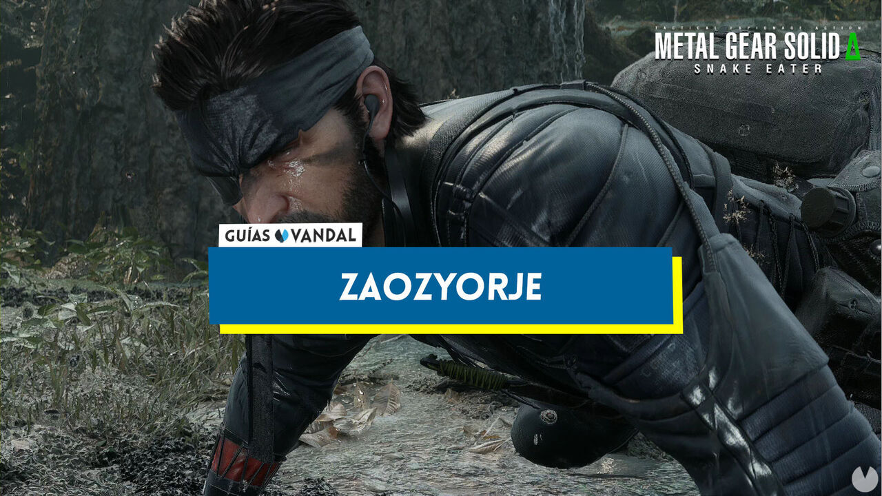 Zaozyorje al 100% en Metal Gear Solid Delta - Metal Gear Solid Delta: Snake Eater
