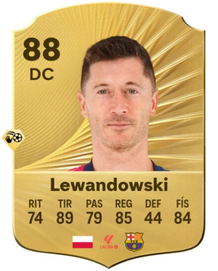 EA Sports FC 26 - Mejores jugadores Robert Lewandowski