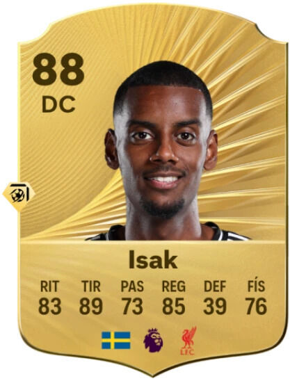 EA Sports FC 26 - Mejores jugadores Alexander Isak
