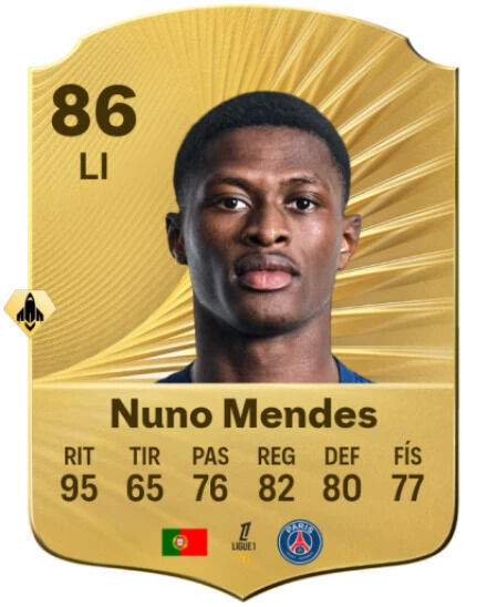 EA Sports FC 26 - Mejores jugadores Nuno Mendes