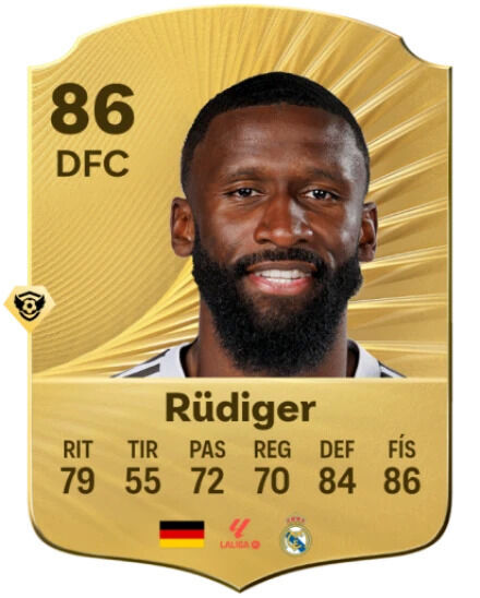 EA Sports FC 26 - Mejores jugadores Antonio Rüdiger