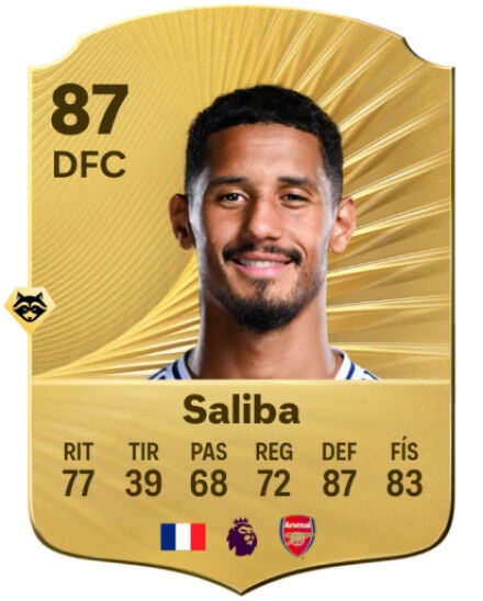 EA Sports FC 26 - Mejores jugadores William Saliba