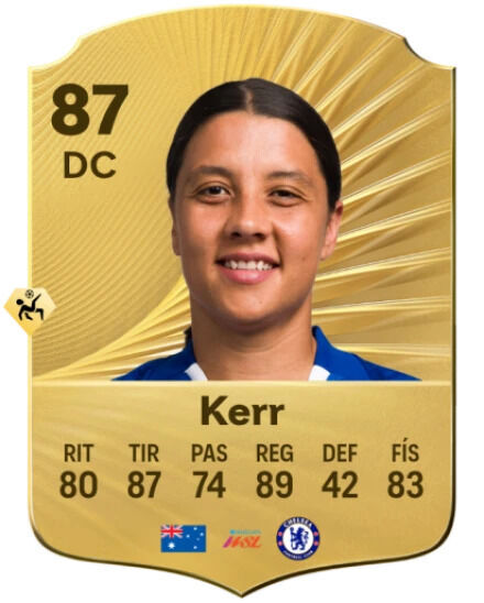 EA Sports FC 26 - Mejores jugadores Sam Kerr