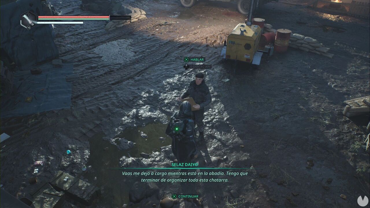 Hell is Us - Talju (tying up loose ends), a soldier in Jova explains that Captain Vaas has taken the AAF soldiers to the abbey