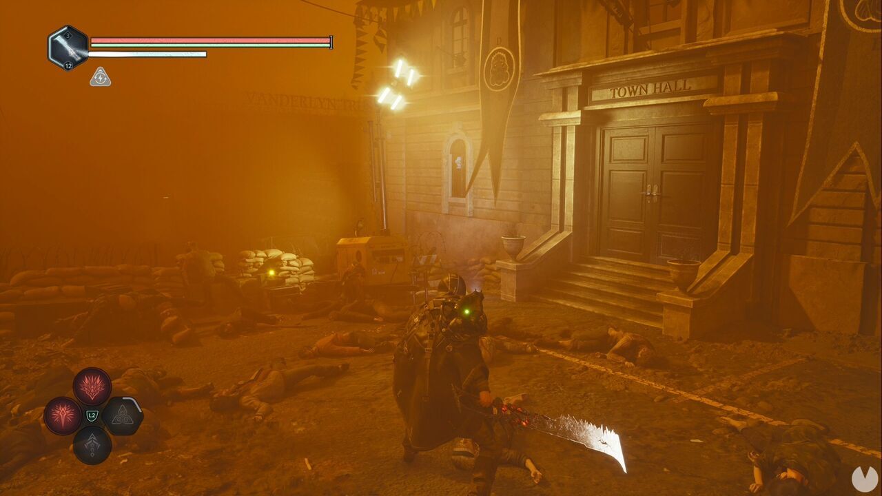 Hell is Us - Talju, Town Hall entrance and the Signal Flares beside the door