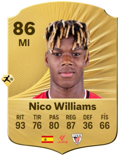 EA Sports FC 26 - Mejores jugadores Nico Williams