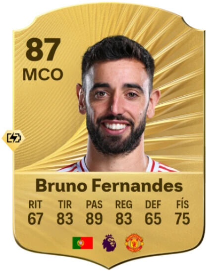 EA Sports FC 26 - Mejores jugadores Bruno Fernandes