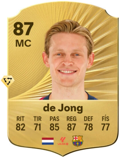 EA Sports FC 26 - Mejores jugadores Frenkie de Jong