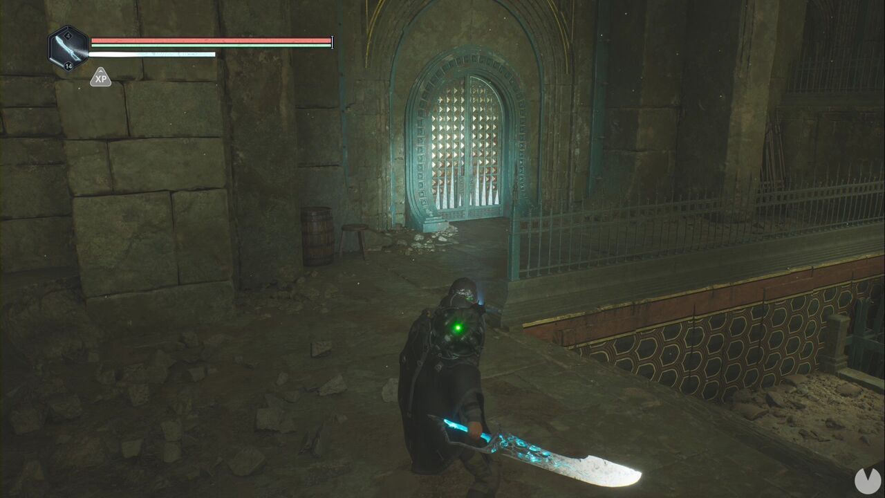 Hell is Us - Arcas Spire, northwestern door leading out of the first room containing enemies