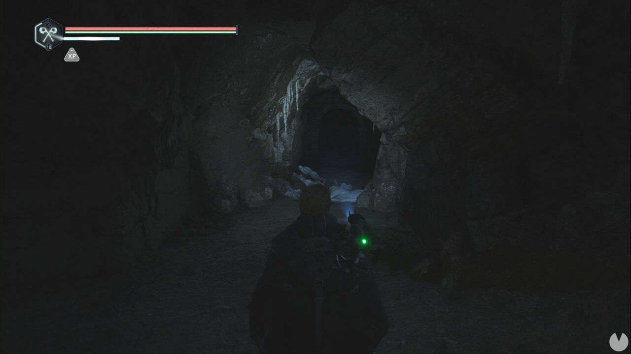 Hell is Us - Arcas Spire, tunnel leading to another pair of torches for the Enlightenment Mystery