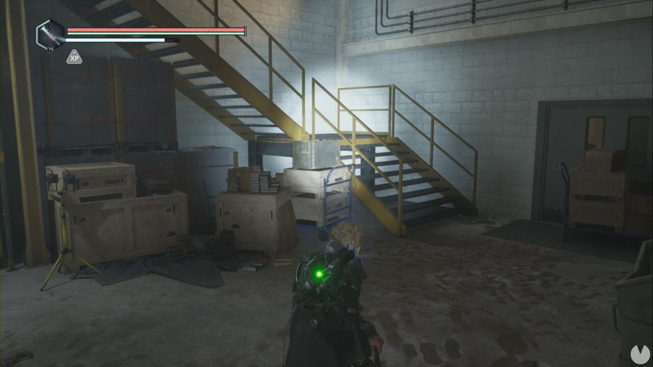 Hell is Us - Lethe National Library, stairs leading from the storage room to the second floor
