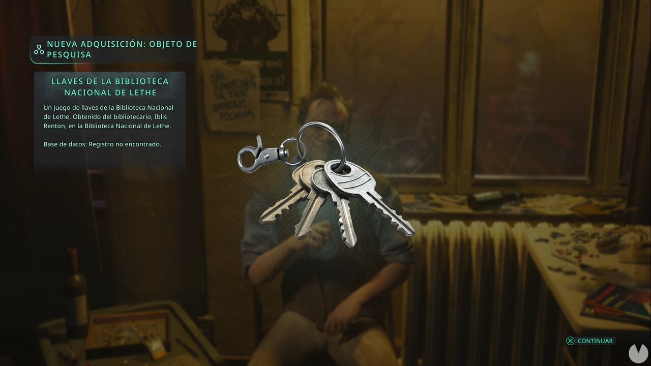 Hell is Us - Lethe National Library, library keys received from Iblis
