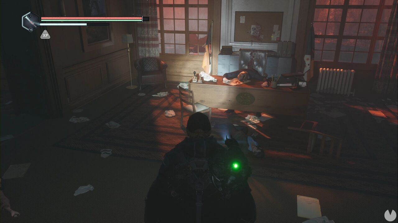 Hell is Us - Lethe - Ministry of Cultural Primacy, desk containing the Burnt Notes Research Item
