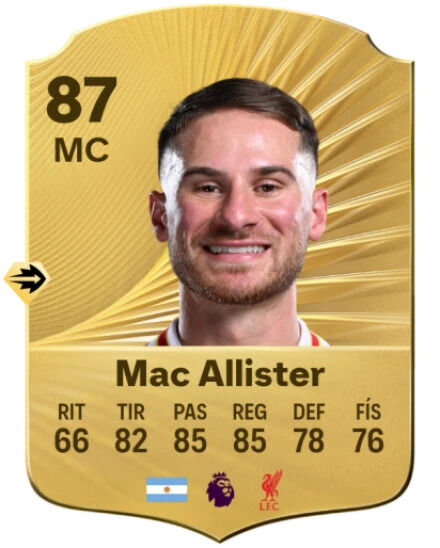 EA Sports FC 26 - Mejores jugadores Alexis Mac Allister