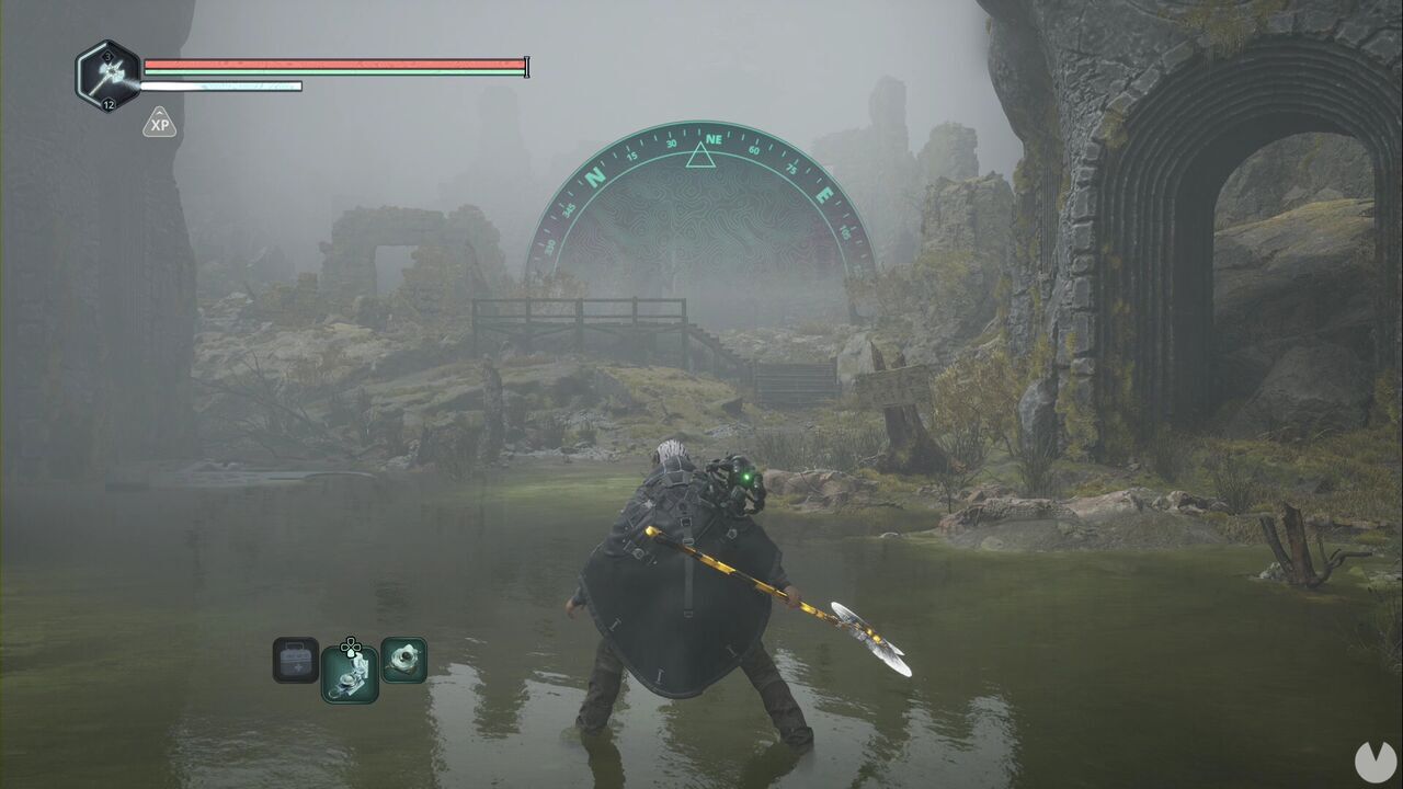 Hell is Us - Plains of Mist, wooden stairs leading out of the river