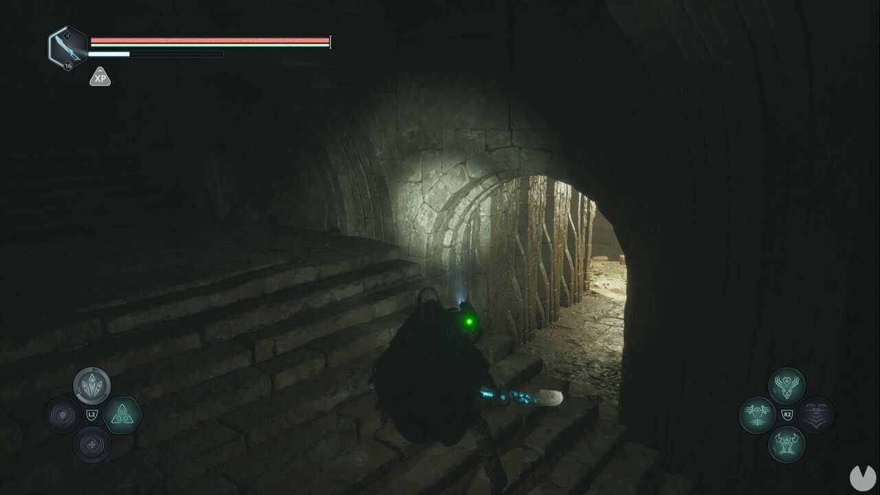 Hell is Us - Plains of Mist, tunnel to the right of a staircase in the bridge area