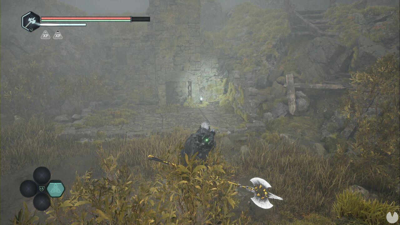 Hell is Us - Plains of Mist, location of the fireplace, journal and Mossy Key