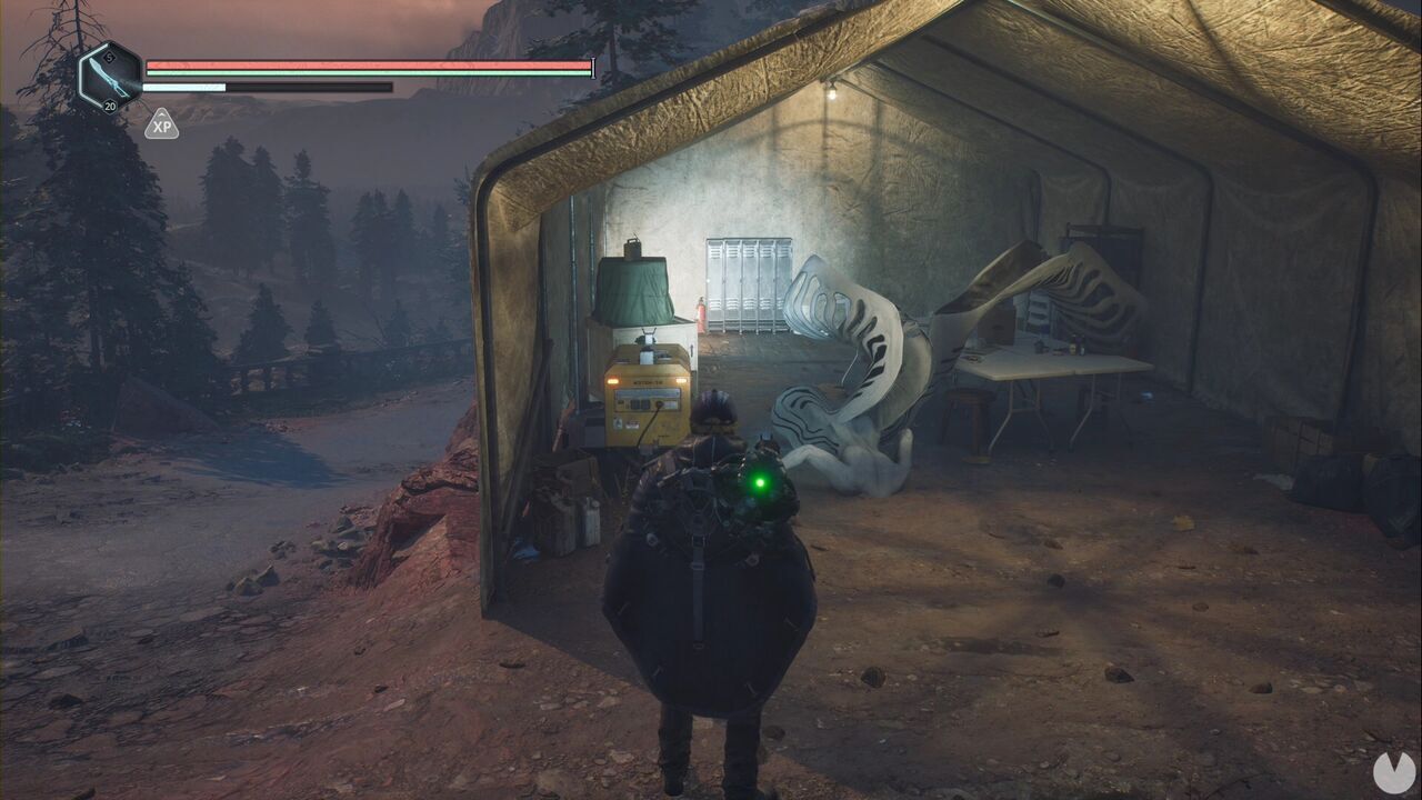 Hell is Us - Jeljin, tent where the Key - Archeology Camp can be used