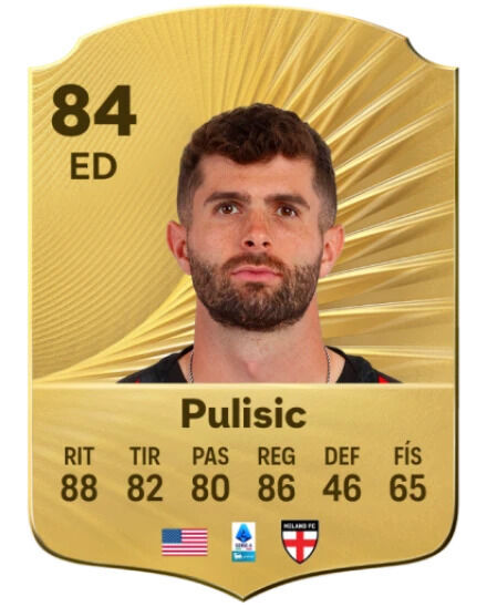 EA Sports FC 26 - Mejores jugadores Christian Pulisic