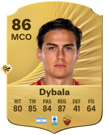 EA Sports FC 26 - Mejores jugadores Paulo Dybala