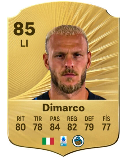 EA Sports FC 26 - Mejores jugadores Federico Dimarco